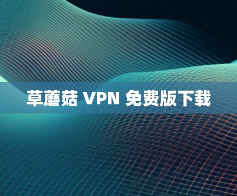 草蘑菇 VPN 免费版下载