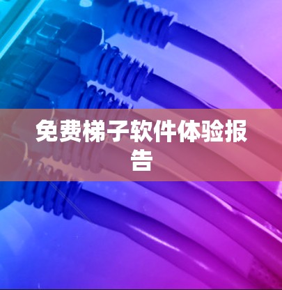 免费梯子软件体验报告