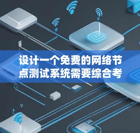 设计一个免费的网络节点测试系统需要综合考虑多个因素,以确保测试服务的高效性和准确性。以下是一个结构化的解决方案 设计一个免费的网络节点测试系统需要综合考虑多个因素,以确保测试服务的高效性和准确性。以下是一个结构化的解决方案