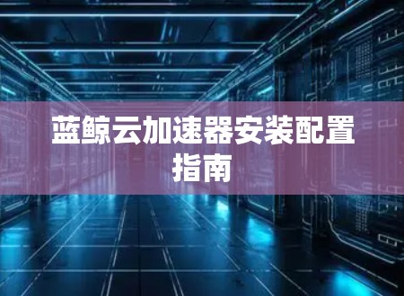 蓝鲸云加速器安装配置指南