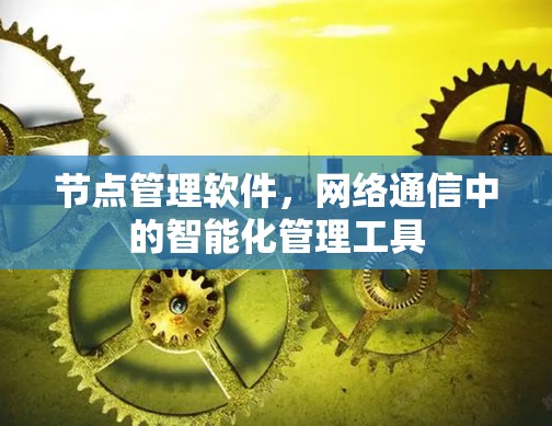 节点管理软件，网络通信中的智能化管理工具