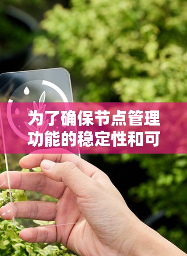为了确保节点管理功能的稳定性和可靠性，可以按照以下步骤进行测试