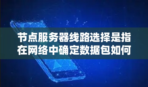 节点服务器线路选择是指在网络中确定数据包如何经过哪些节点或路由器的过程，这对网络的效率和可靠性至关重要。以下是对这一过程的详细分析和总结