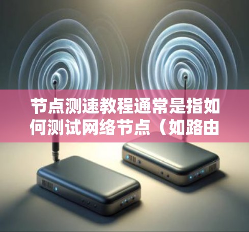 节点测速教程通常是指如何测试网络节点(如路由器、交换机或服务器)的性能,包括带宽、延迟和稳定性等关键指标。以下是一些常用的方法和工具 节点测速教程通常是指如何测试网络节点(如路由器、交换机或服务器)的性能,包括带宽、延迟和稳定性等关键指标。以下是一些常用的方法和工具