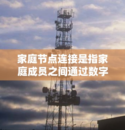 家庭节点连接是指家庭成员之间通过数字设备和网络建立的连接方式，支持信息共享、协作和智能家居功能。以下是对家庭节点连接的详细解析