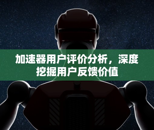 加速器用户评价分析，深度挖掘用户反馈价值