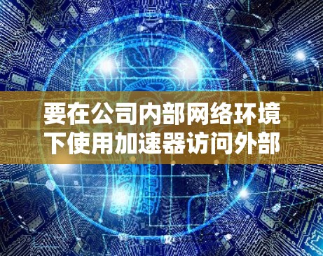 要在公司内部网络环境下使用加速器访问外部网站，可以按照以下步骤进行配置和使用