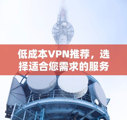 低成本VPN推荐，选择适合您需求的服务
