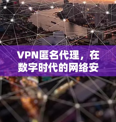 VPN匿名代理，在数字时代的网络安全之道